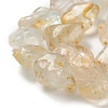 Natural White Topaz Beads Strands G-C027-01-5