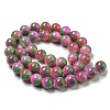 Dyed Natural White Jade Beads Strands G-F764-03C-3