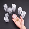 Plastic Bead Storage Containers with Lids and 30PCS Mini Storage Jars X-C020Y-6