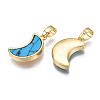 Real 18K Gold Plated Brass Pendants KK-N233-170A-01C-3