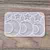 Astronomy Theme Moon Silicone Pendant Molds X-DIY-E065-07B-2