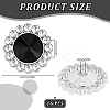 16Pcs Alloy Rhinestone Shank Buttons BUTT-GA0001-19B-2