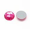 Acrylic Rhinestone Flat Back Cabochons GACR-Q008-8mm-10-2