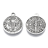 Tibetan Style Alloy Pendants TIBEB-A9489-AS-LF-1
