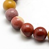 Round Natural Mookaite Beads Strands G-P062-65-3