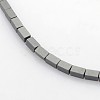 Electroplate Non-magnetic Synthetic Hematite Beads Strands G-J213A-02A-1