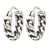 316 Surgical Stainless Steel Hoop Earrings EJEW-D096-05B-AS-1