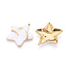 304 Stainless Steel & Enamel Pendants STAS-T073-61A-G-2