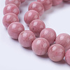 Natural Rhodonite Beads Strands G-F567-8mm-3