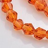 Faceted Bicone Glass Beads Strands EGLA-P017-4mm-06-3