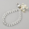 Acrylic Bear Hanging Beaded Keychain Wrist Bracelet Pendant Decoration HJEW-WH0068-15B-2