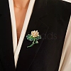 Lotus Enamel Pin PW-WGD1C40-01-4