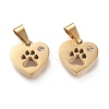 Ion Plating(IP) 304 Stainless Steel Charms STAS-F253-19G-1