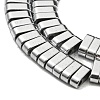 Electroplated Non-magnetic Synthetic Hematite Beads Strands G-C106-B02-08A-3