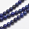 Natural Lapis Lazuli Round Bead Strands G-E262-01-12mm-1