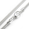 Brass Round Snake Chain Necklaces NJEW-BB10864-20-1