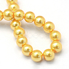 Baking Paint Pearlized Glass Pearl Round Bead Strands X-HY-Q003-6mm-56-4