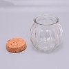 Empty Glass Wishing Bottle GLAA-WH0028-10-3