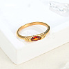 304 Stainless Steel with Cubic Zirconia Finger Rings FS-WG2ED2E-02-2