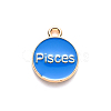 Alloy Enamel Pendants X-ENAM-S124-01A-02H-3