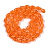 Transparent Glass Beads Strands EGLA-N013-T6mm-D09-2