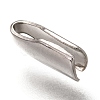 Tarnish Resistant 304 Stainless Steel Clamp Cord Ends STAS-P263-03F-P-2