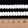 Opaque Solid Color Glass Beads Strands GLAA-ZX008-8mm-18G-4
