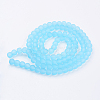 Baking Paint Transparent Glass Bead Strands GLAA-S031-8mm-21-2