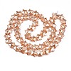 Electroplate Glass Beads Strand EGLA-S188-18-A03-2