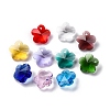 100Pcs 10 Colors Glass Pendants AJEW-H154-08C-2