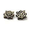 Tibetan Style Rack Plating Brass Bead KK-Q805-52AB-2