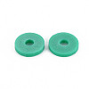 Handmade Polymer Clay Beads Strands CLAY-R089-8mm-T008-3