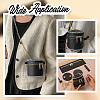 DIY Rhombus Pattern Cylinder Small Crossbody PU Leather Bag Making Kits DIY-WH0292-74A-6