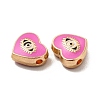 Alloy Enamel Beads PALLOY-F290-01G-3