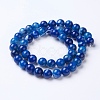 Natural Agate Beads Strands G-G754-07-6mm-2