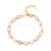 Natural Pearl Beaded Bracelets BJEW-D447-05G-01-2