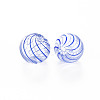 Transparent Handmade Blown Glass Globe Beads X-GLAA-T012-35C-07-2