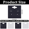 2 Bags 2 Colors Paper Earring Display Cards CDIS-CN0001-04-2