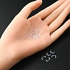 Acrylic L-Shaped Nose Ring AJEW-YW0001-06K-5