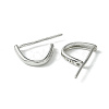 Anti-Tarnish 925 Sterling Silver Ice Pick Pinch Bails STER-L057-079B-4