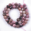 Natural Rhodonite Beads Strands G-S333-6mm-029-2