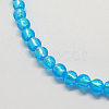 Handmade Silver Foil Glass Beads FOIL-R054-9-2