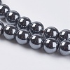Non-Magnetic Synthetic Hematite Beads Strands G-H1072-1-3