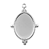 Non-Tarnish 304 Stainless Steel Pendant Cabochon Setting PW-WGAAEF3-01-1