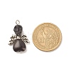 Halloween Dyed Synthetic Turquoise Pendants PALLOY-JF01598-3