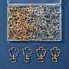 40Pcs 2 Colors Alloy Swivel Snap Hook Clasps FIND-FS0004-73D-7