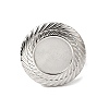 304 Stainless Steel Cuff Ring Components STAS-P403-04P-2