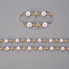 Handmade Brass Beaded Chains CHC-S012-005A-01-4