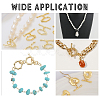12 Sets 2 Colors Brass Toggle Clasps KK-AR0003-11-6