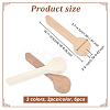 6Pcs 3 Colors Wood Spoon Carving Mold WOOD-OC0003-48-2